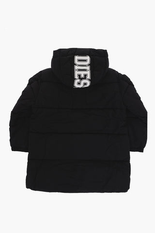 Padded Jacket JODIT in Solid Color with Contrast Logo
