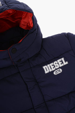 Gesteppte Jacke JODIT einfarbig mit Kontrastlogo