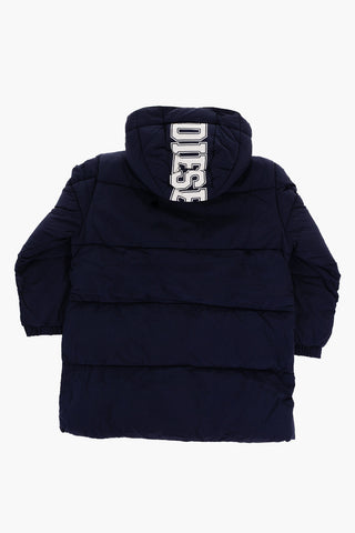 단색 패딩 재킷 JODIT 대비 로고