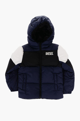 Color Block Padded JSELS Jacket with Hood