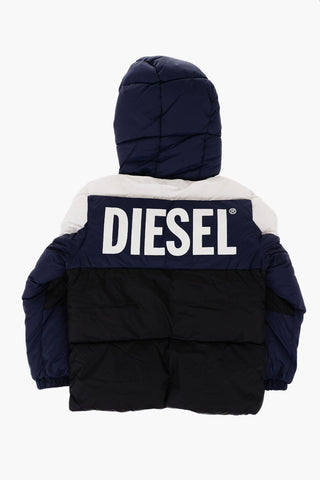 Color Block Padded JSELS Jacket with Hood
