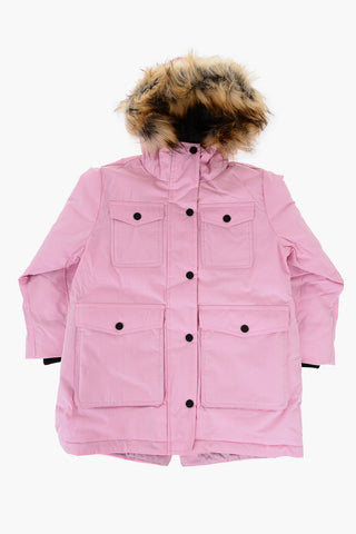 Gepolsterte Utility-Jacke JPERTS mit Kunstpelzbesatz