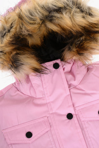 Gepolsterte Utility-Jacke JPERTS mit Kunstpelzbesatz