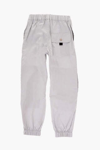Pantaloni in Cotone e Nylon con Elastico in Vita