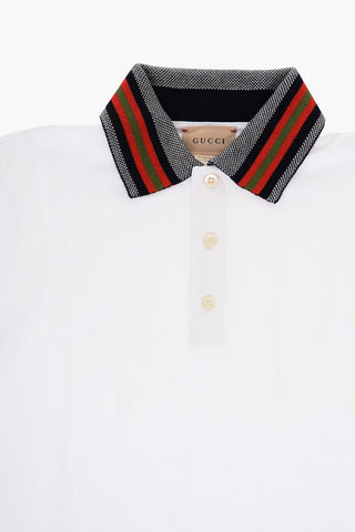 Pique Cotton Polo Shirt with 3-Buttons
