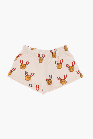 All-Over Printed Cotton Shorts