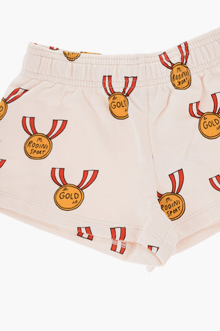 All-Over Printed Cotton Shorts