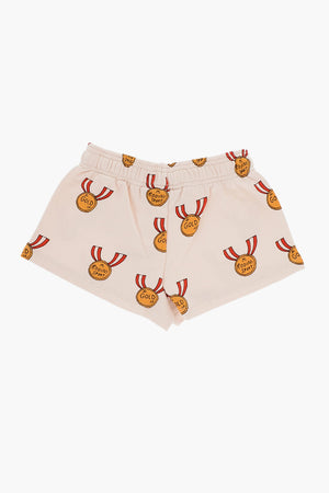 All-Over Printed Cotton Shorts