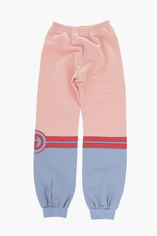 Color Block Cotton Joggers