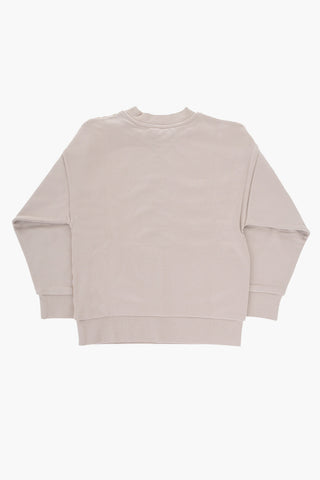 Cotton Crew-neck Sweatshirt with Frontal Print