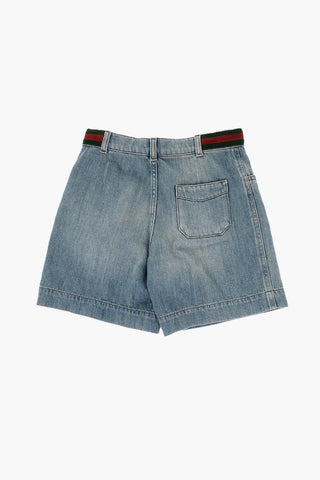 Cotton Shorts with Buttons