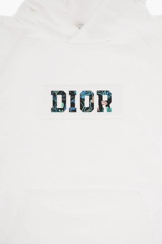 Solid Color Hoodie with Embossed Detail