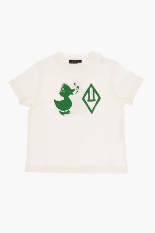THE ANIMALS OBSERVATORY Printed cotton Crew-neck T-shirt
