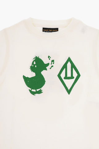 THE ANIMALS OBSERVATORY Printed cotton Crew-neck T-shirt