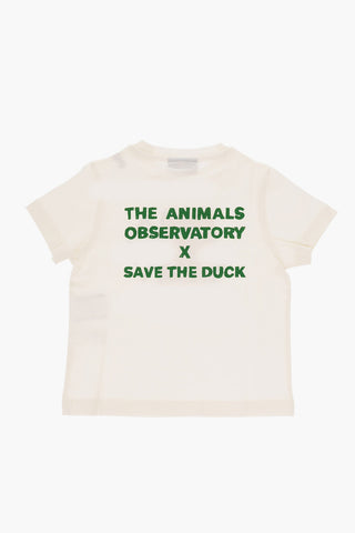 THE ANIMALS OBSERVATORY Printed cotton Crew-neck T-shirt