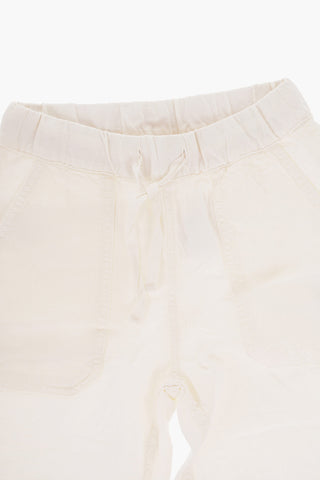Shorts a Tinta Unita con Tasche a Toppa