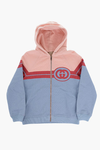 Cotton Hoodie with Zip Closure