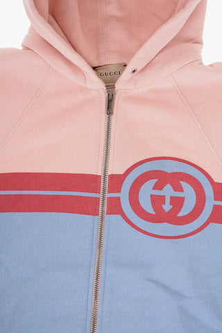 Cotton Hoodie with Zip Closure