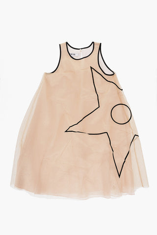 Sleeveless Mesh Dress