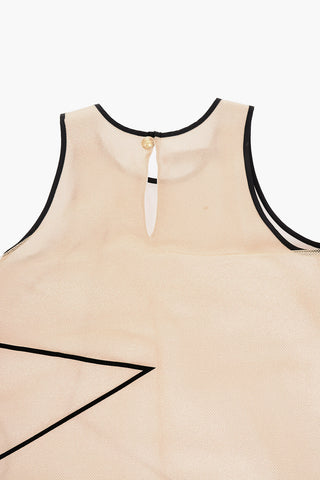Sleeveless Mesh Dress