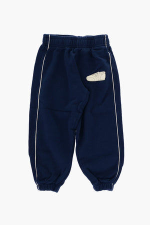 Cotton Joggers with Side Piping