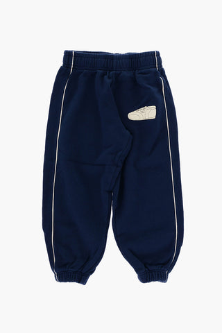 Cotton Joggers with Side Piping