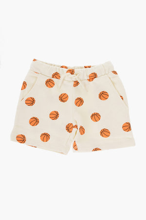 All-Over Printed Cotton Shorts