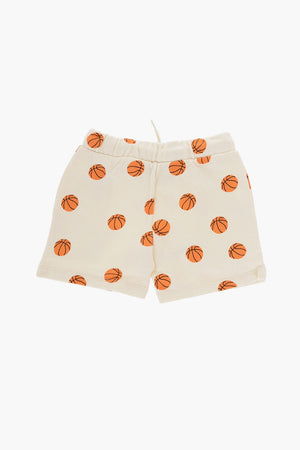 All-Over Printed Cotton Shorts