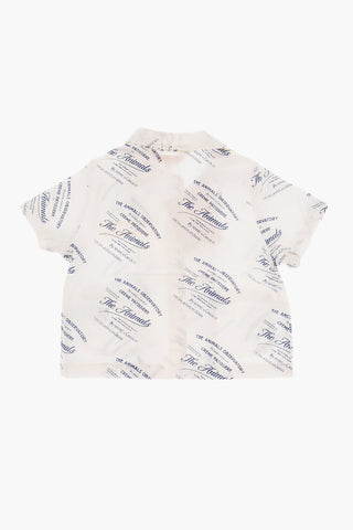 All-Over Printed Shorts and Shirt Set