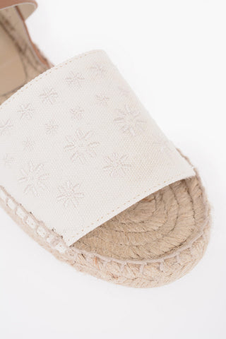 Sandali ankle Strap in pelle con Suola in Rafia