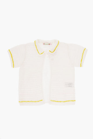 Solid Crochet Cardigan