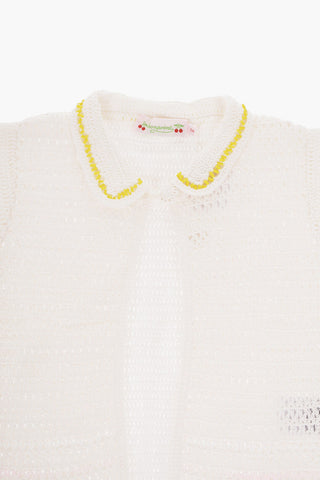 Solid Crochet Cardigan