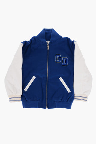 Two-Tone Wool Blend Bomber