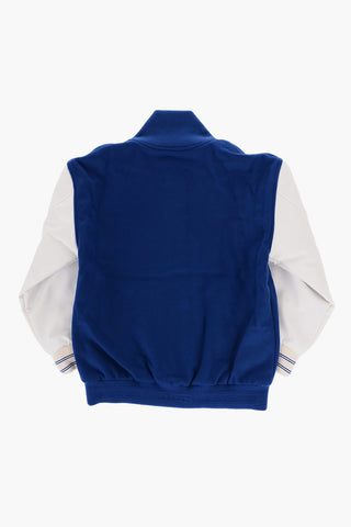 Two-Tone Wool Blend Bomber