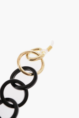 Chain Glasses Holder with Golden Pendants