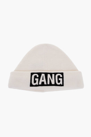 Solid Color GANG Beanie with Contrasting Detail