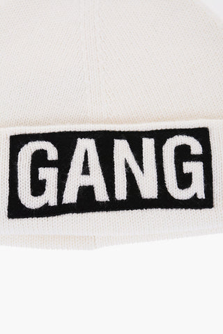 Solid Color GANG Beanie with Contrasting Detail