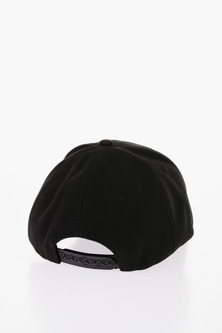 Cappello Baseball in Tinta Unita con Logo Stampato