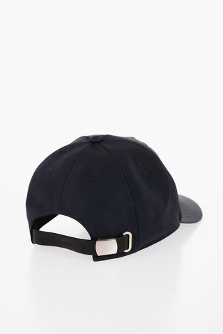 Cappello Baseball in Tinta Unita con Logo Stampato