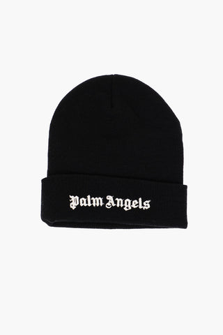Solid Color Beanie with Embroidered Logo