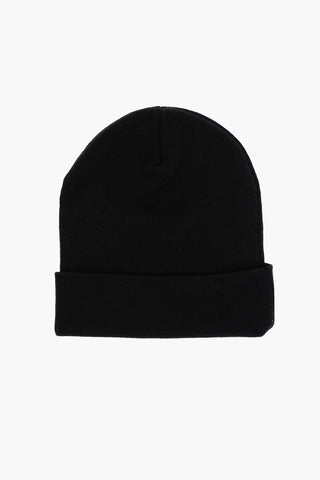 Solid Color Beanie with Embroidered Logo