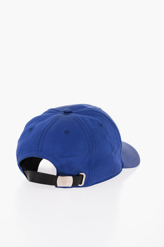 Cappello Baseball in Tinta Unita con Logo Stampato