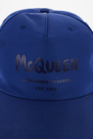 Cappello Baseball in Tinta Unita con Logo Stampato