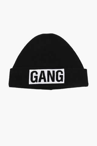 Solid Color GANG Beanie with Contrasting Detail