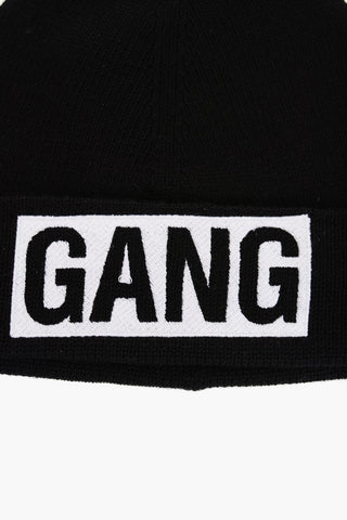 Solid Color GANG Beanie with Contrasting Detail