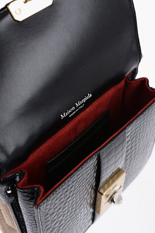 MM11 Contrasting Desing Bag with Studs Detail