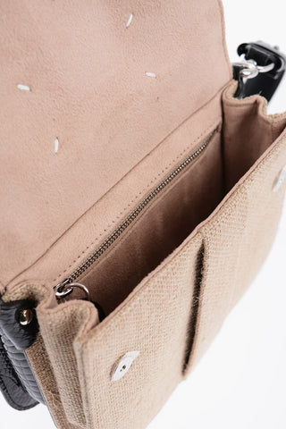 MM11 Contrasting Desing Bag with Studs Detail
