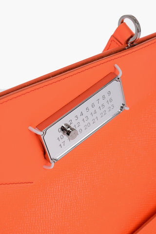 Hammered Vegan Leather Neon Handbag