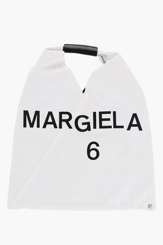MM6 Classic Japanese Mini Tote with Printed Logo 
