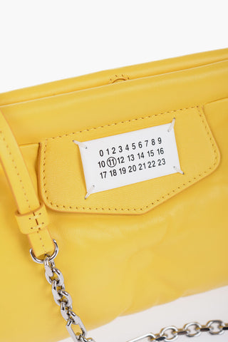 MM11 Leather Quilted Clutch with Removable Shoulder Straps